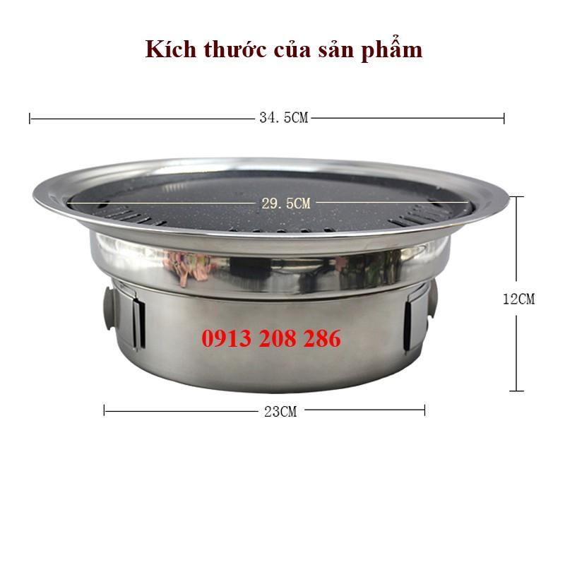 Bếp nướng than hoa inox lắp âm bàn nhà hàng, quán nướng