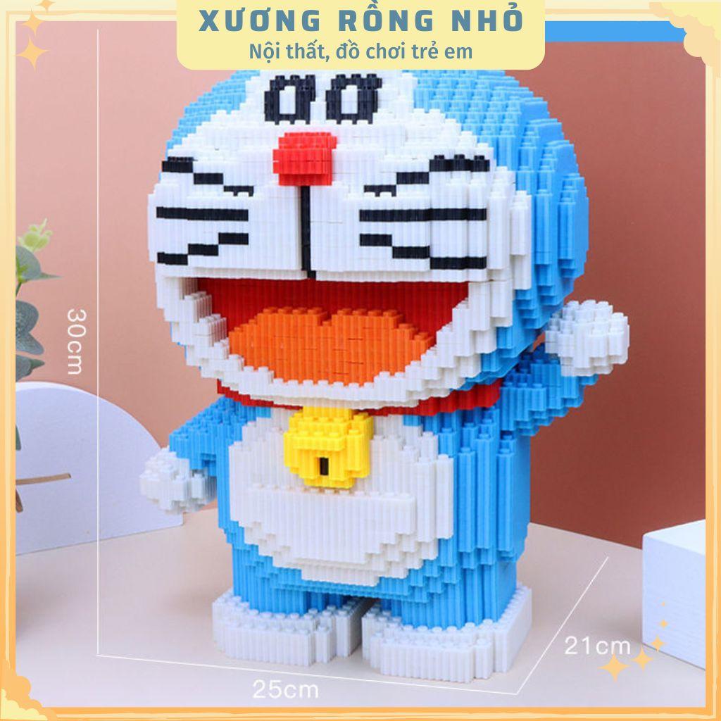 Mô hình doramon thần tài size 40cm,Mô hình mom thần tài size lớn tặng kèm búa