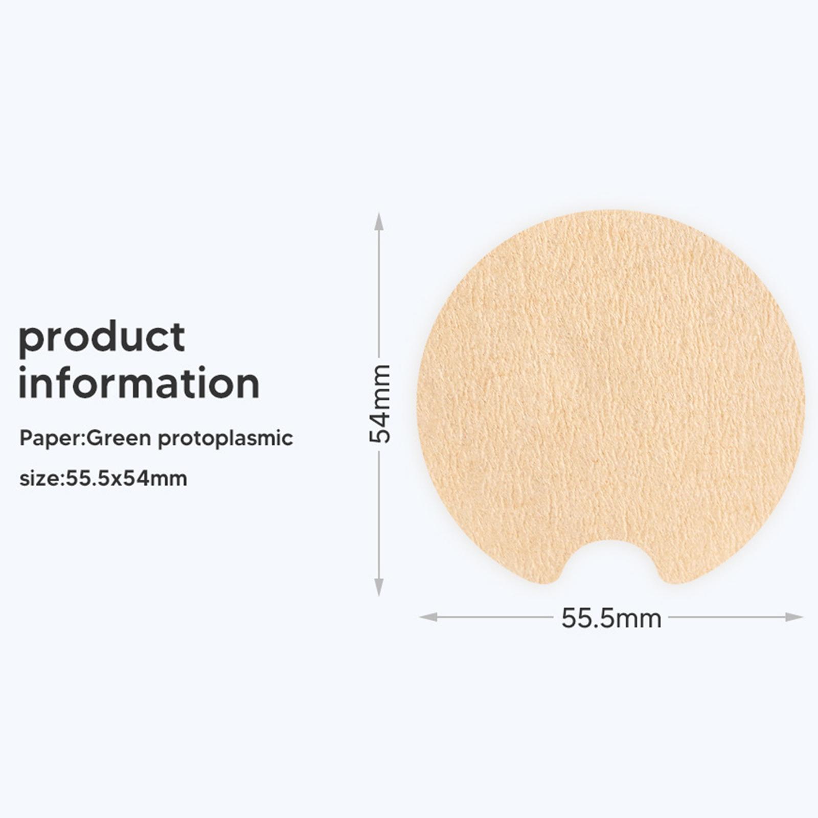 Set of 100 Coffee Filter Paper Coffee Machine Accessories for Bosch Capsule