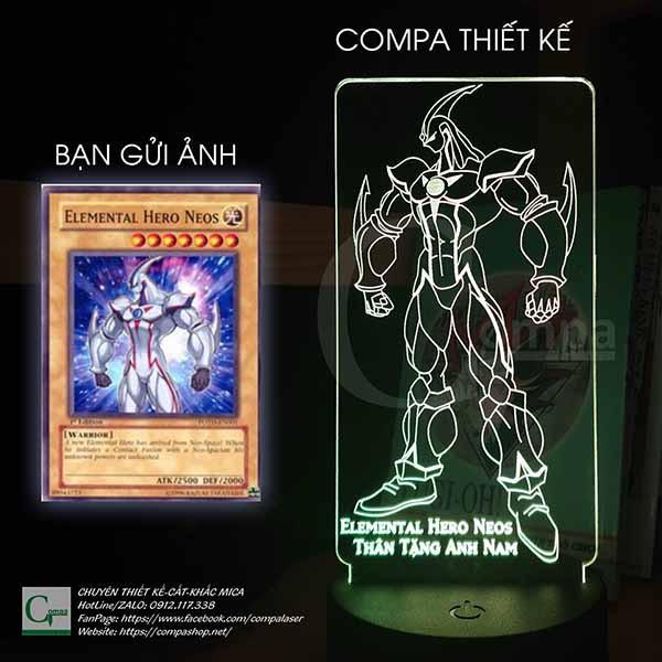 Đèn Ngủ Yugi-Oh Elemental HERO Neos Type 01