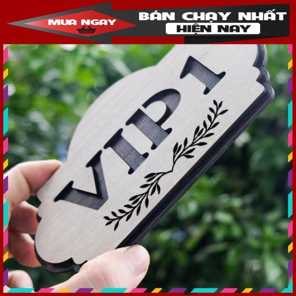 Bảng số phòng bằng gỗ cắt laser (nội dung theo yêu cầu trang trí phòng TRENDDECOR.vn