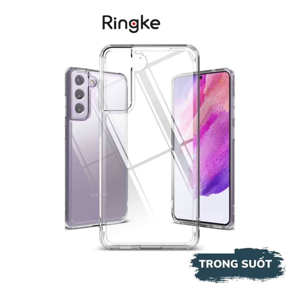 Ốp lưng Ringke Fusion cho Samsung S21 FE 5G chống sốc hàng nhập khẩu Korean