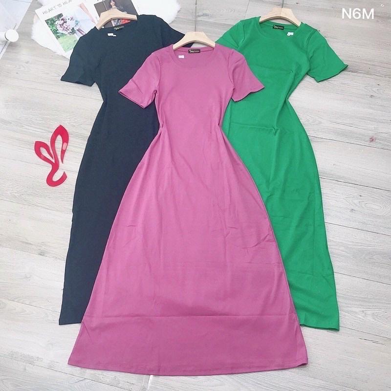 ĐẦM THUN MAXI MỚI VỀ NHIỀU MÀU LUÔN Ạ