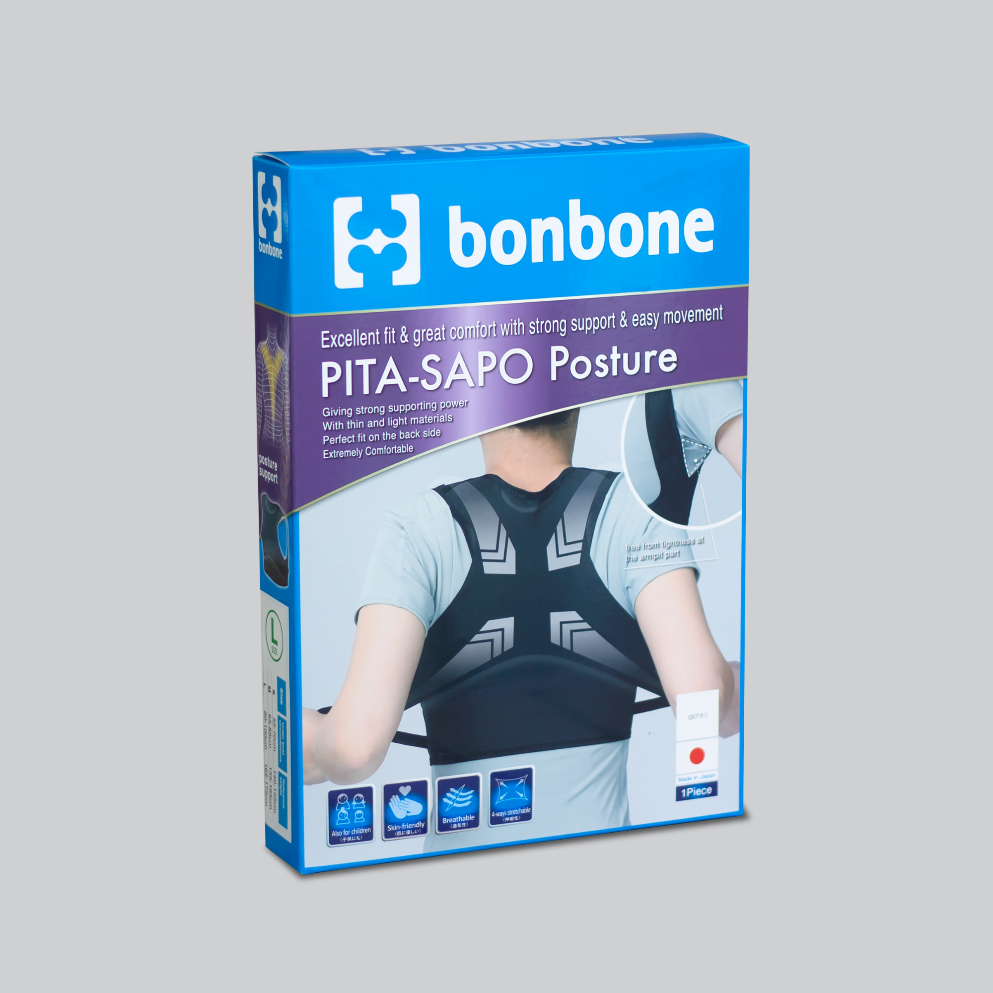 Đai chống gù lưng – PITA SAPO POSTURE thương hiệu Bonbone Nhật Bản