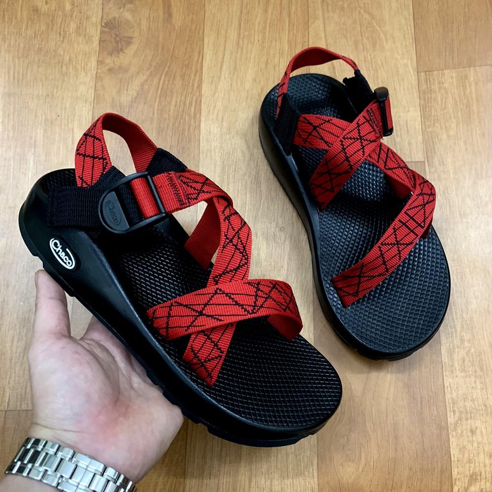 Dép Sandal Chaco Nam Quai Đỏ Mã D104