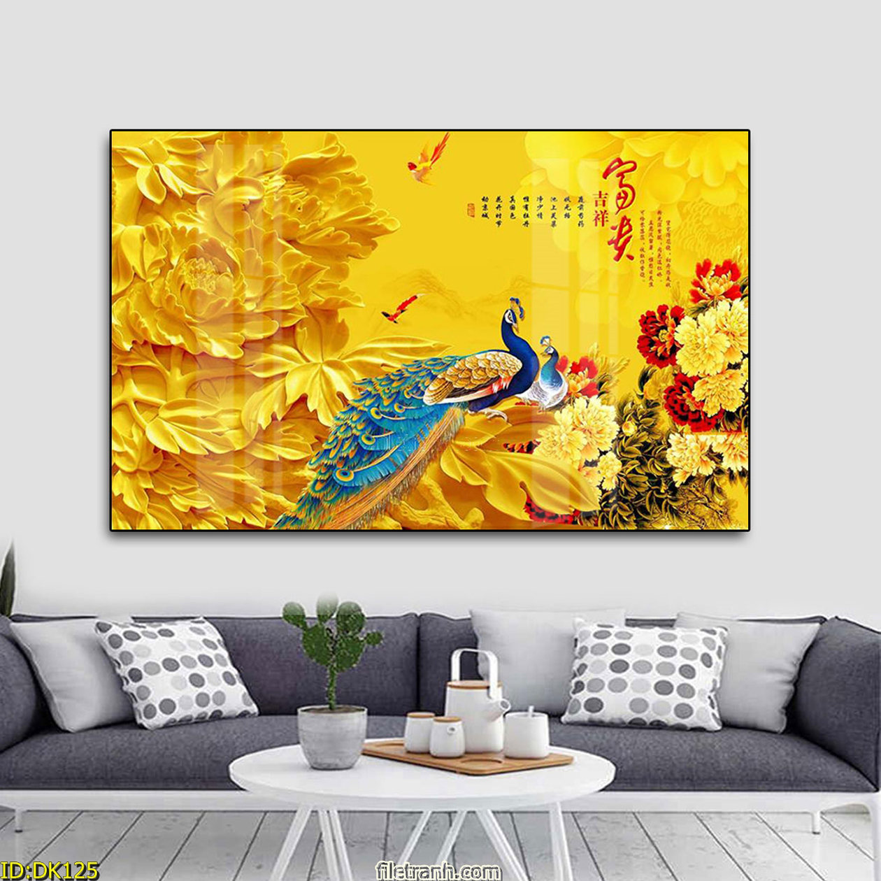 Tranh Họa Tiết Điêu Khắc Đẹp - Tranh Canvas Khung Composite Cao Cấp Giá Rẻ