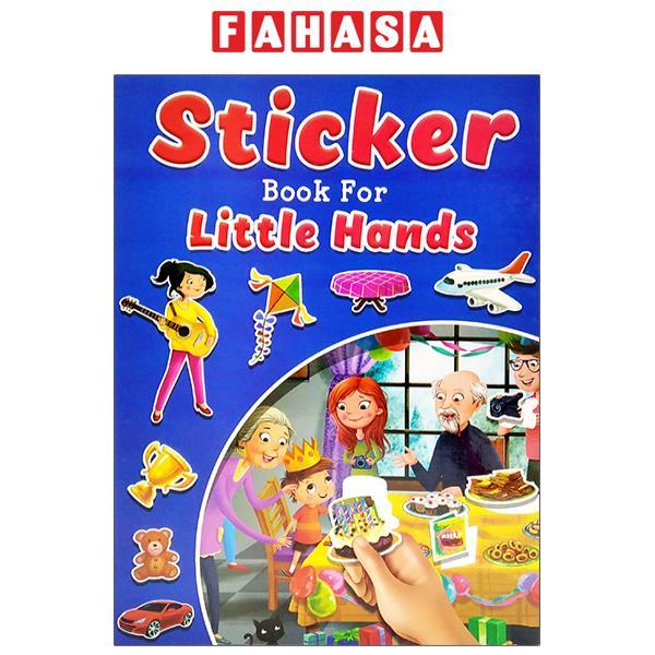 Sticker Book For Little Hands - Blue