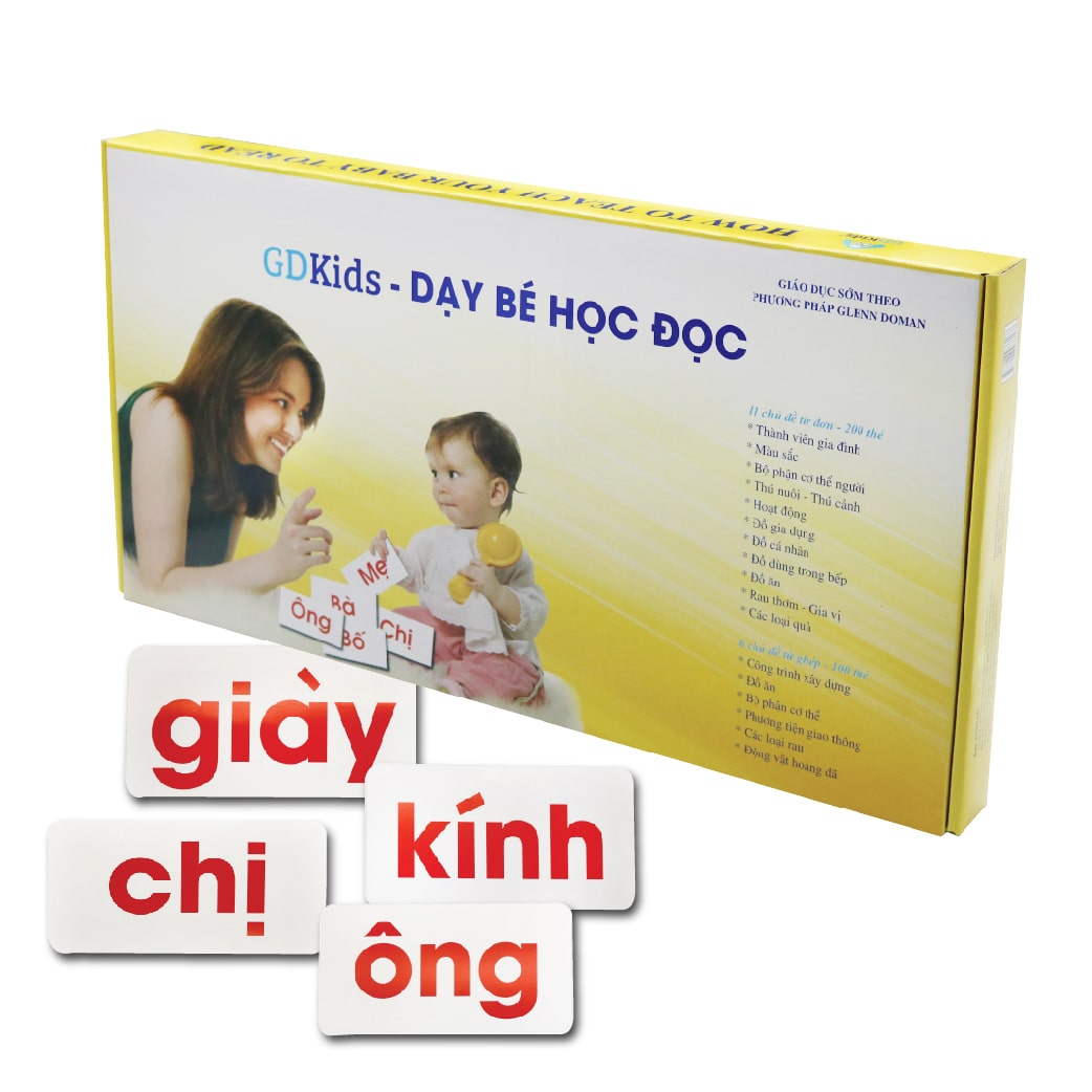 Bộ 100 từ đơn _ Flashcard Dạy Trẻ Học Đọc, Học nói  Theo GlennDoman