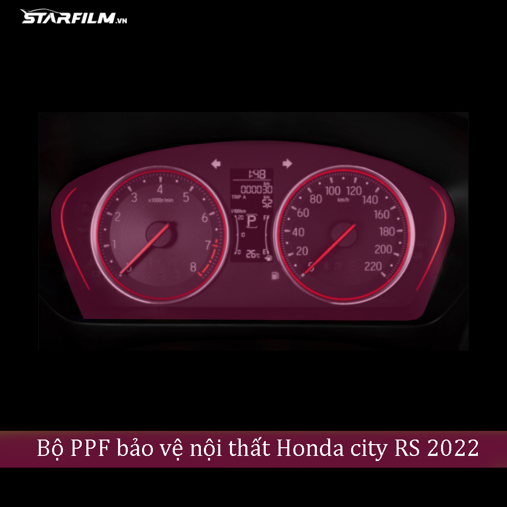 Hình ảnh Honda City RS 2022 PPF TPU chống xước tự hồi phục STAR FILM