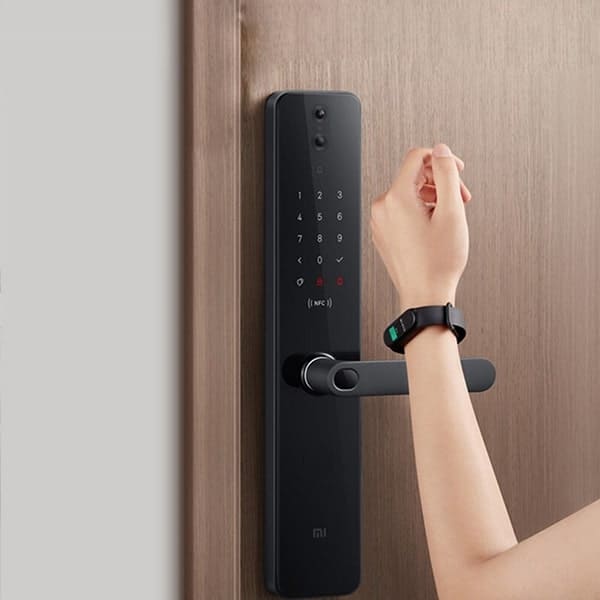 Khóa cửa vân tay thông minh Smart Door Lock Mijia - Mở cửa NFC, Bluetooth, mật khẩu, mật khẩu tạm thời, chìa khóa, chuông báo động từ xa, chống phá khóa, theo dõi từ xa với ứng dụng Mi Home, cổng sạc Type-C, 8 pin AA