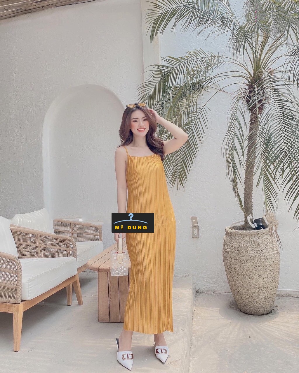 ĐẦM MAXI 2S DẬP LY-ĐƠN GIÃN, NHẸ NHÀNG,SIÊU MÁT