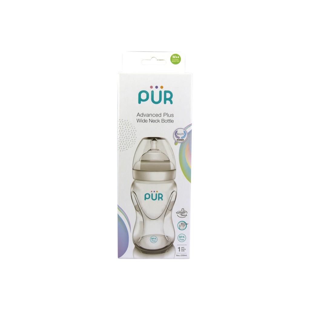 Bình sữa cổ rộng Pur Advanced Plus 250ml