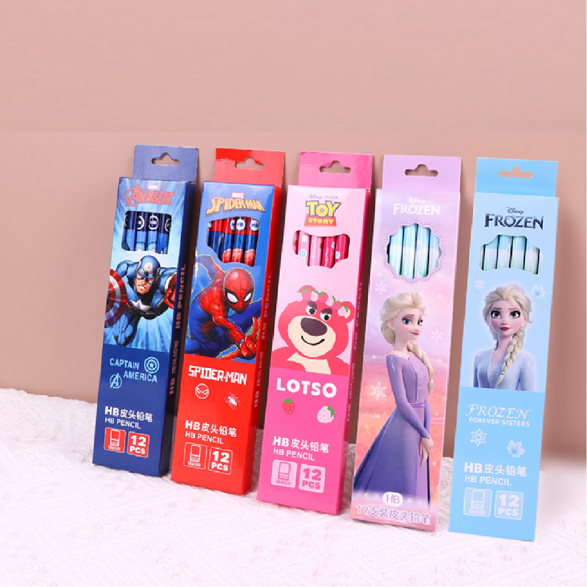 Set 12 Bút Chì Hb Cho Disney UNIMASS A73001-X