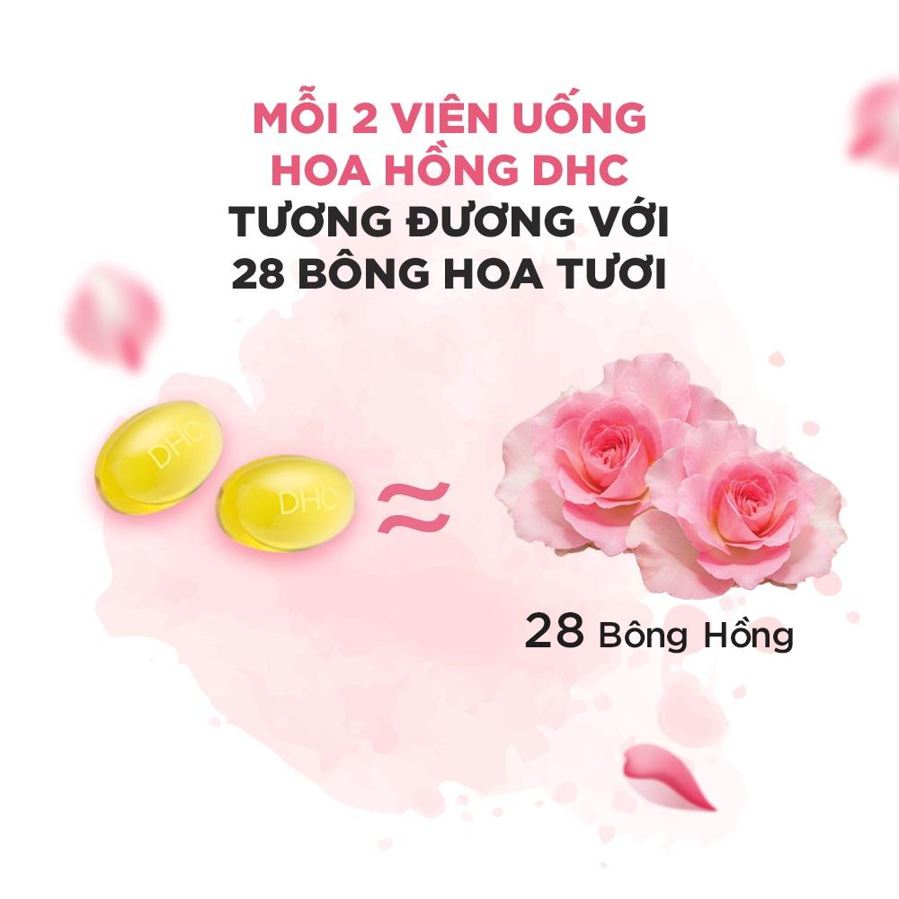 Viên uống hoa hồng DHC Bulgarian Rose Capsule