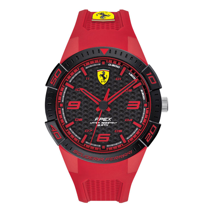 Đồng Hồ Ferrari Nam Dây Cao Su Quartz 0830748