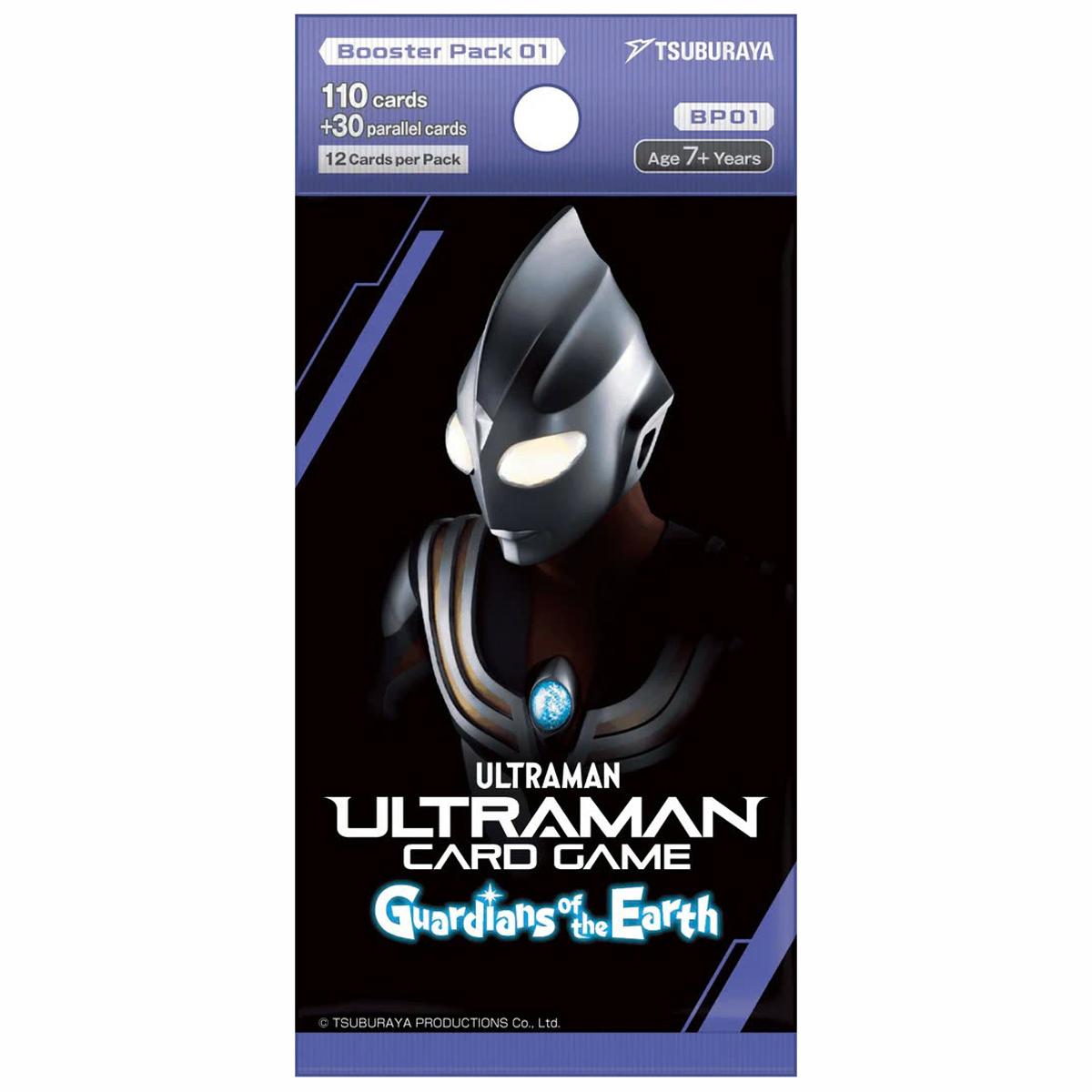 Card Game: Ultraman Booster Vol.01 - Guardians Of The Earth - Tsuburaya BP01 (12 Cards Ngẫu Nhiên/Túi)