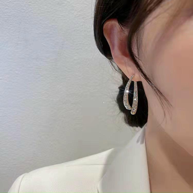 Bông tai nữ đính cườm đẹp MLA 222