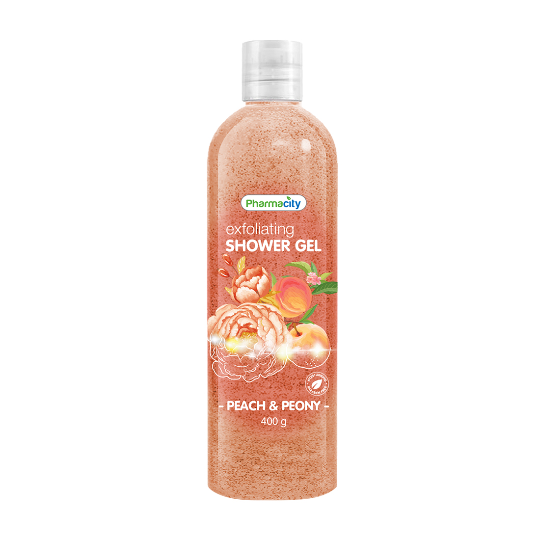 Sữa tắm chứa hạt Peach & Peony Pharmacity