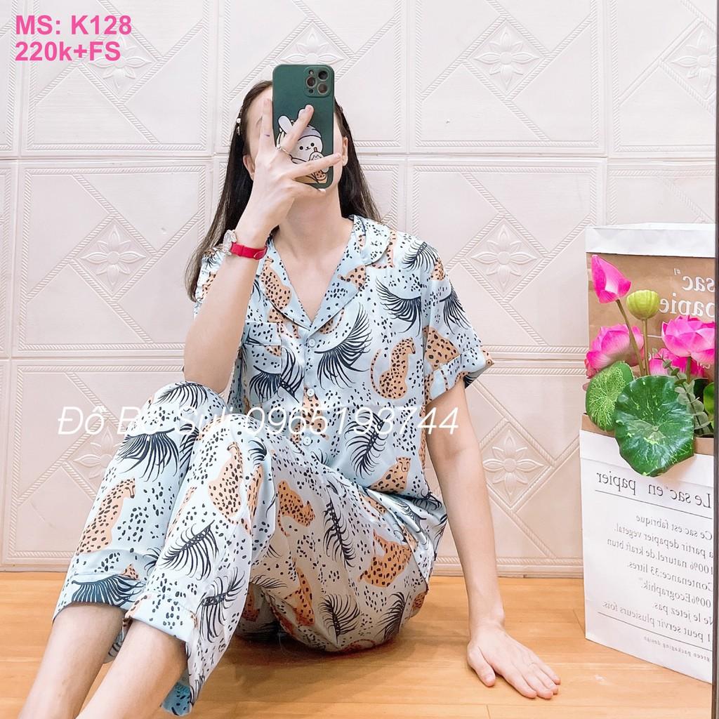 Đồ Mặc Nhà Dài Pijama Lụa Latin Nhiều Kiểu Họa Tiết - Bền, Đẹp, Dễ Thương, Chất liệu cao cấp