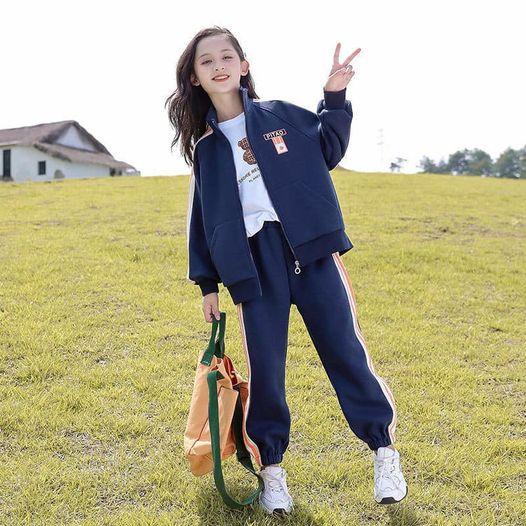 Bộ nỉ cho bé gái lớn size 150