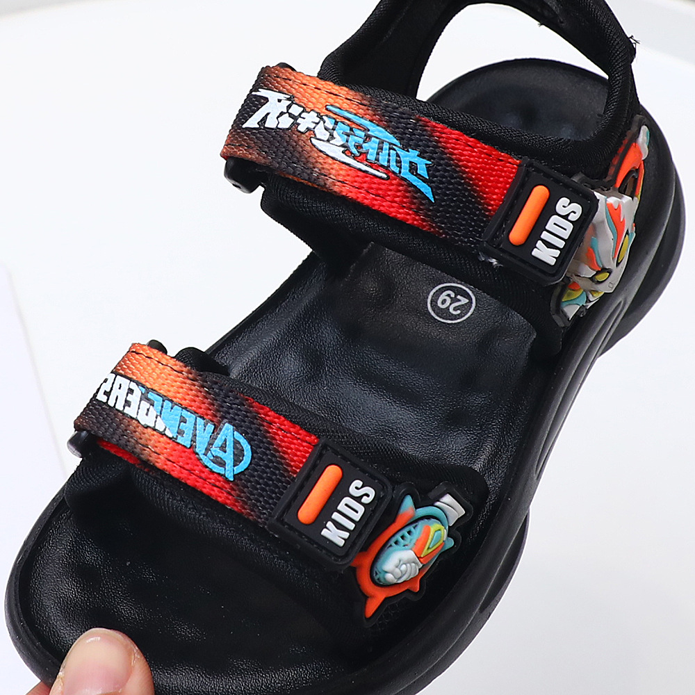 Giày Sandal quai hậu cho bé trai, thể thao siêu nhẹ, chống trơn trượt, có đèn – GSD9077