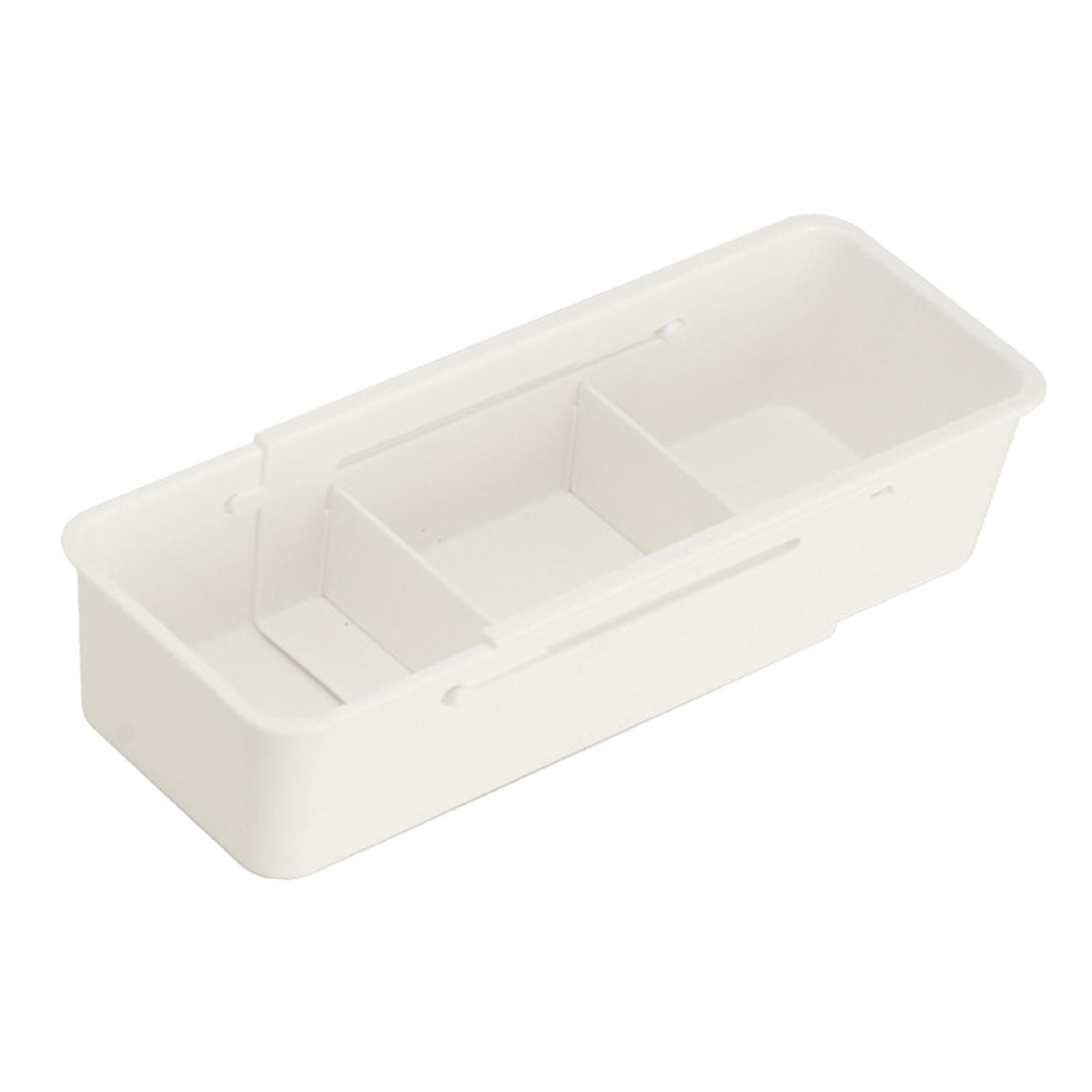 Desk Drawer Organizer Tray Retractable Storage Bin for Cabinet Office Vanity