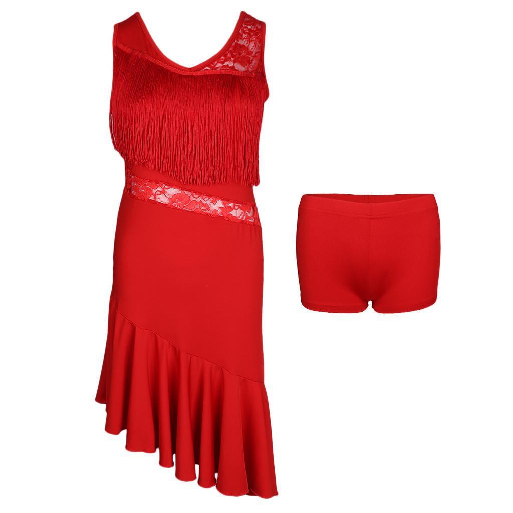 Latin Tassel  Fringe Stage Performance Costume Dancewear