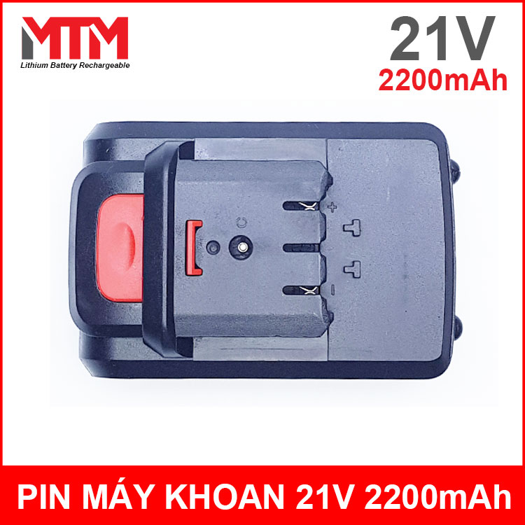 Pin máy khoan vít cầm tay 21V 2200mAh MTM chuẩn C chính hãng