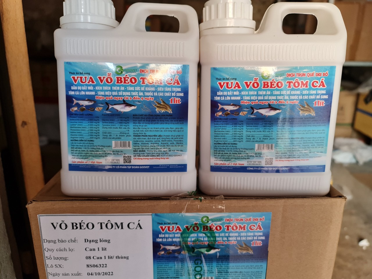 VUA VỖ BÉO TÔM CÁ ẾCH LƯƠN TỪ DỊCH TRÙN QUẾ