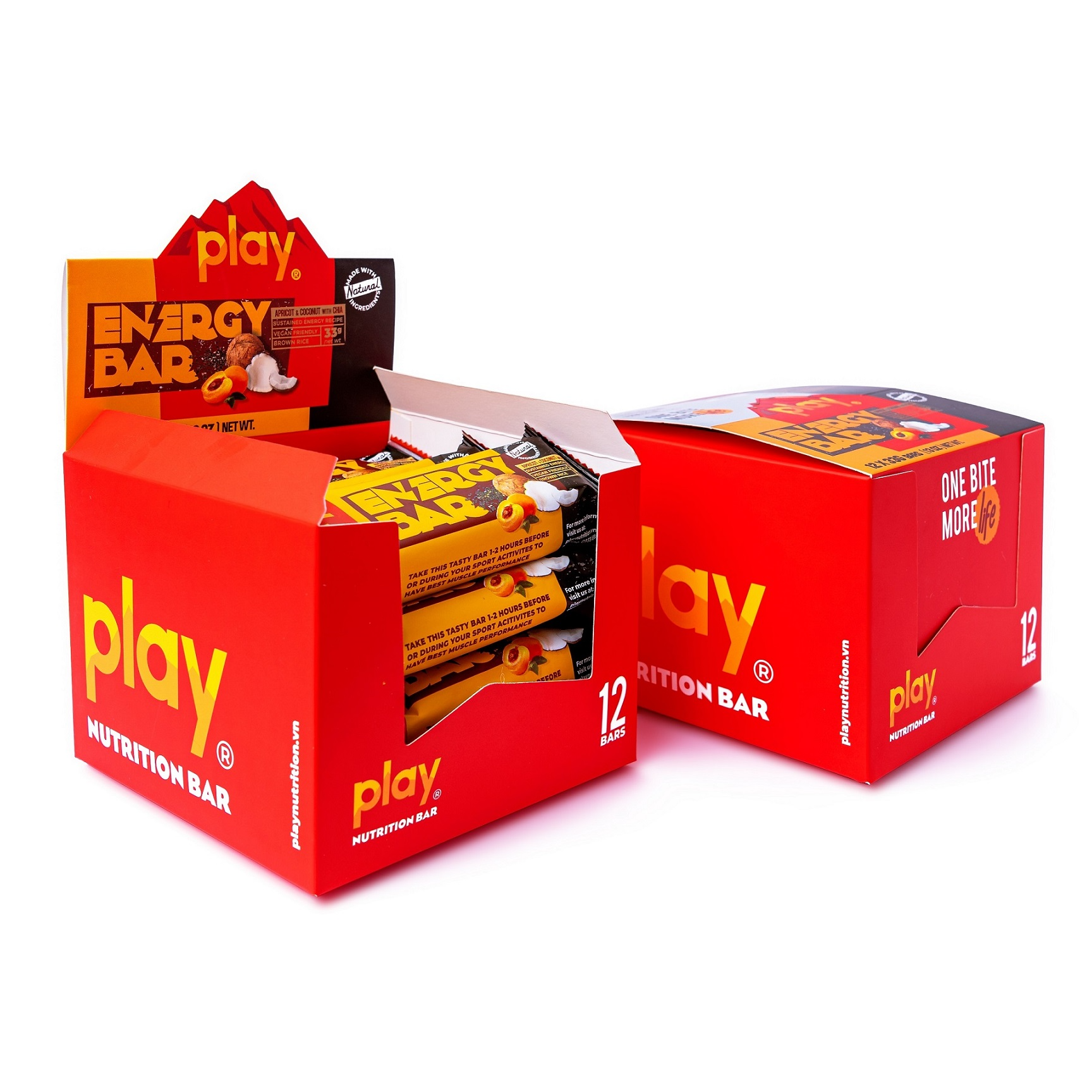 Hộp 12 thanh năng lượng PLAY 1.0 – Thanh ngũ cốc dinh dưỡng PLAY energy bar