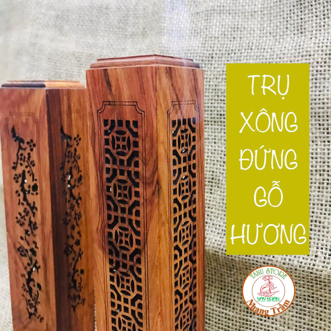 TRỤ ĐỨNG GỖ HƯƠNG XÔNG NHANG TRẦM- CAO CẤP, SANG TRỌNG VÀ RẤT TIỆN DỤNG