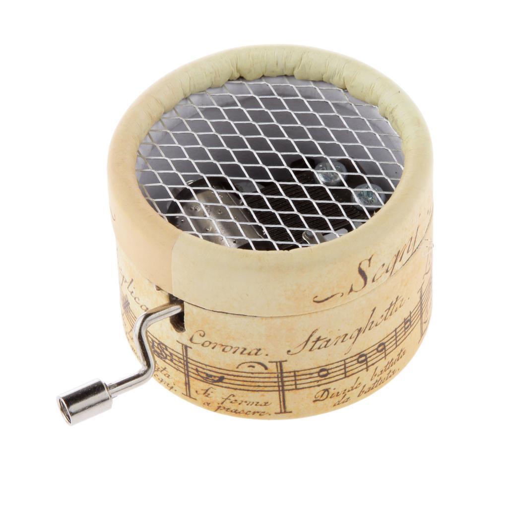 2pcs Acrylic Clockwork Music Box Melody Box The Swan Lake Tune Case