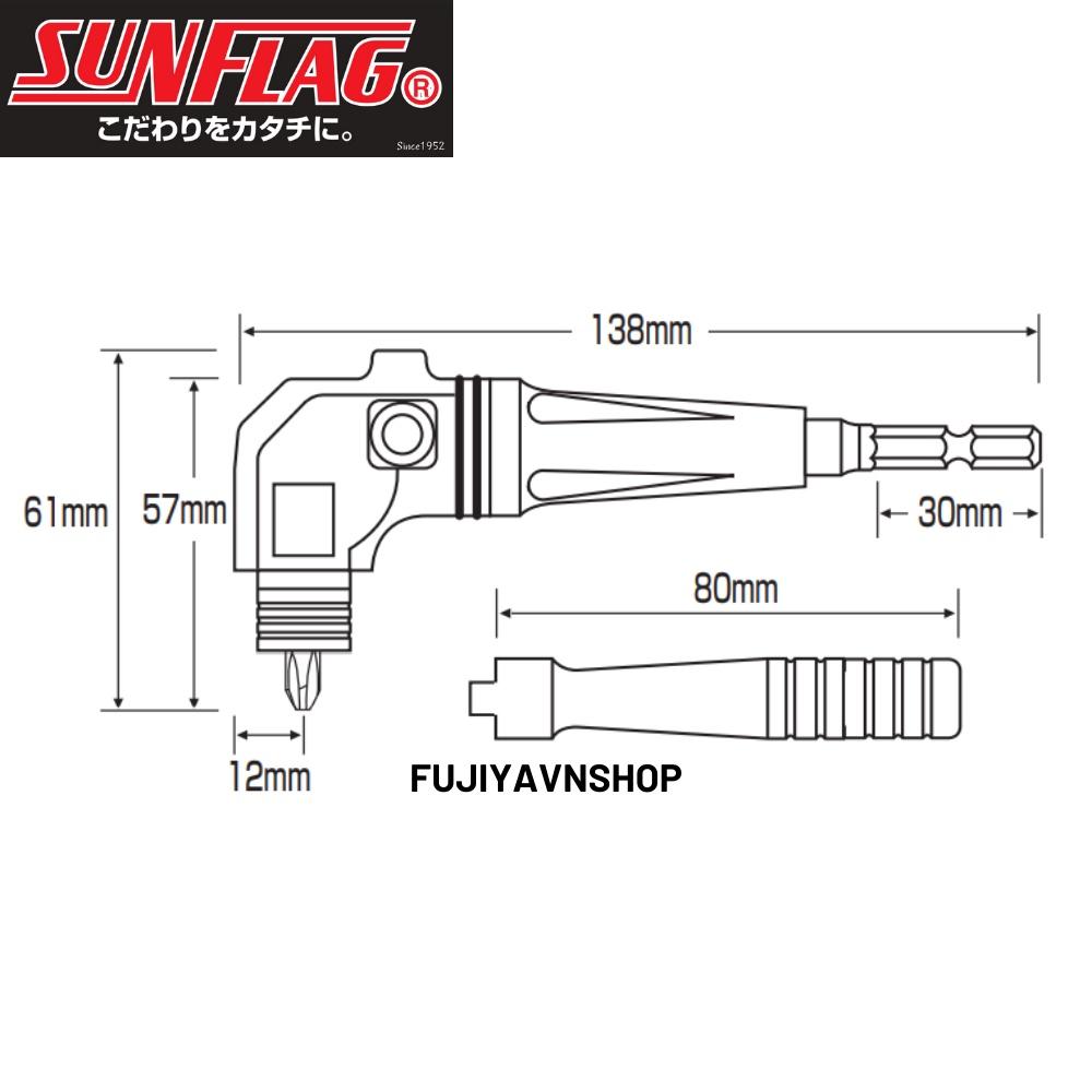 Đầu bắn vít bẻ góc 90 độ Sun Flag LG-6000