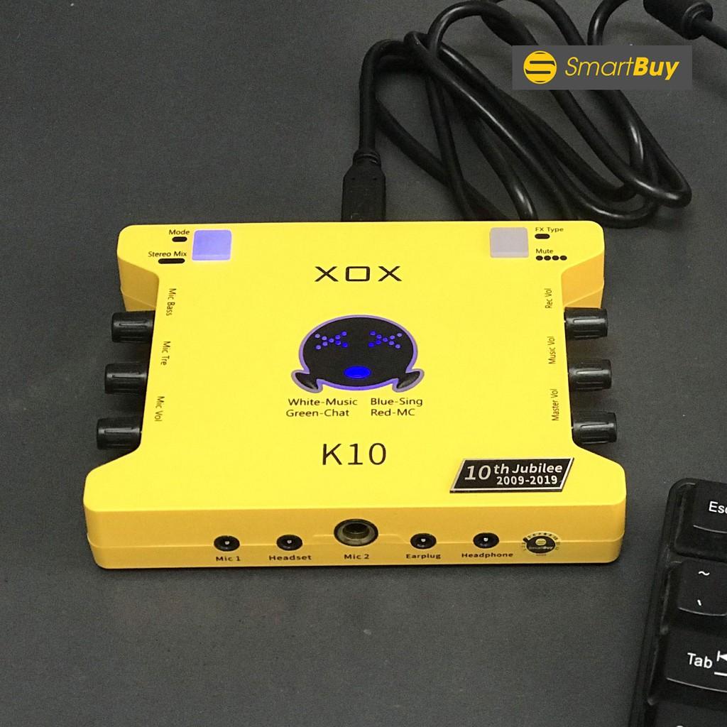 Sound Card K10 2020 Hàng Loại 1 . Phiên Bản Kỷ Niệm 10 Năm , Chất Âm Cực Hay , Có Thể Dùng Thu Âm , Hát Livestream