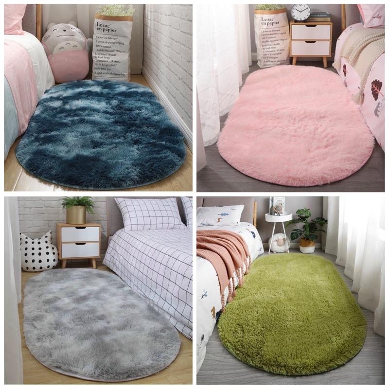 Thảm lông trải sàn trang trí 1m6x1m 1m lông mềm mịn mượt dày trang trí decor chụp ảnh sản phẩm trải chân giường