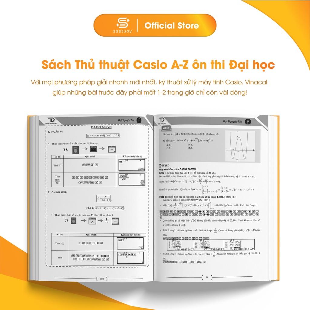 Sách - Thủ thuật Casio A-Z - Giải Nhanh Các Dạng Bài Toán Thi Thpt Đại Học Cho Máy Fx, Vn 570 580