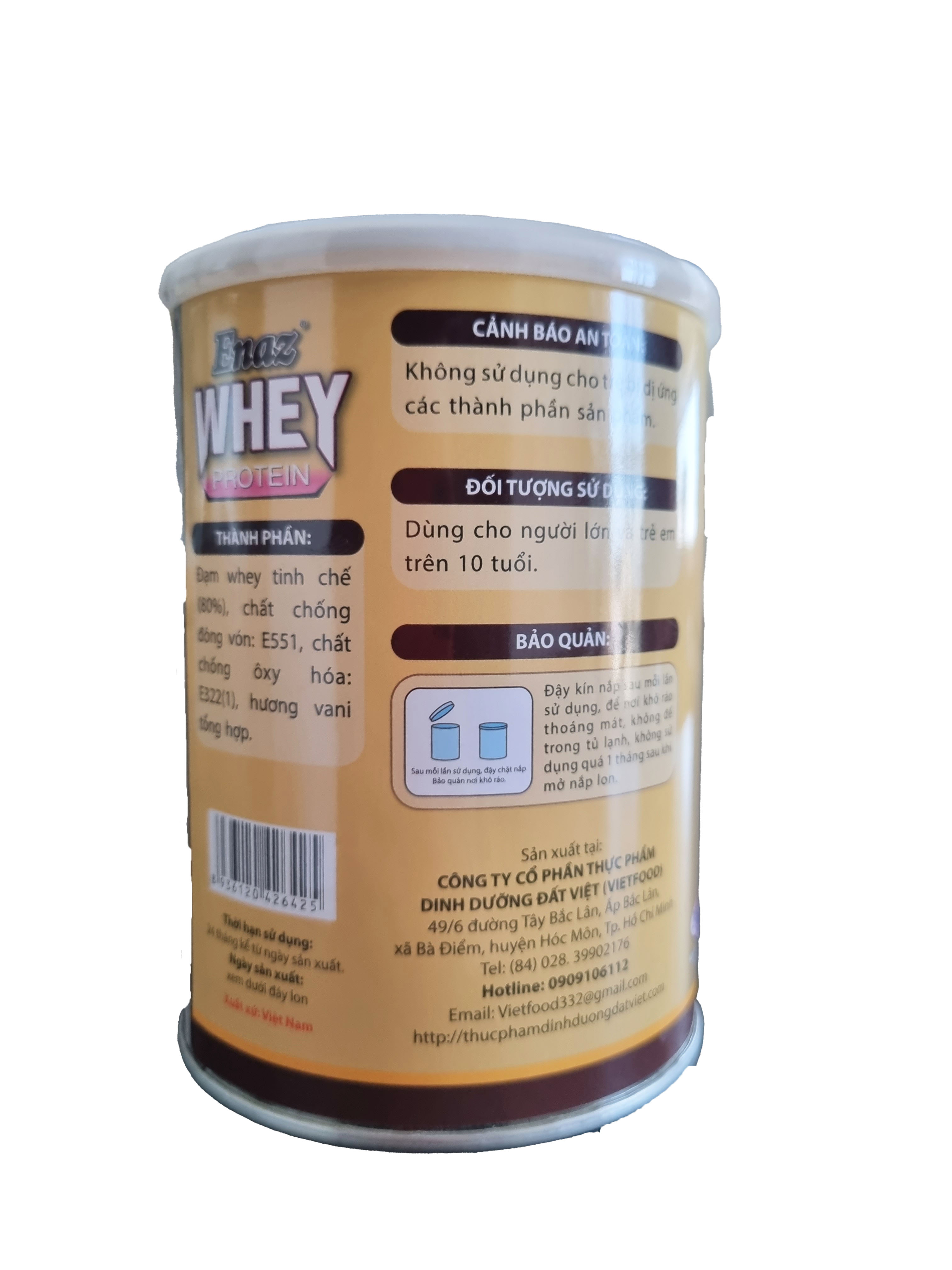 Thực phẩm bổ sung đạm ENAZ Whey Protein