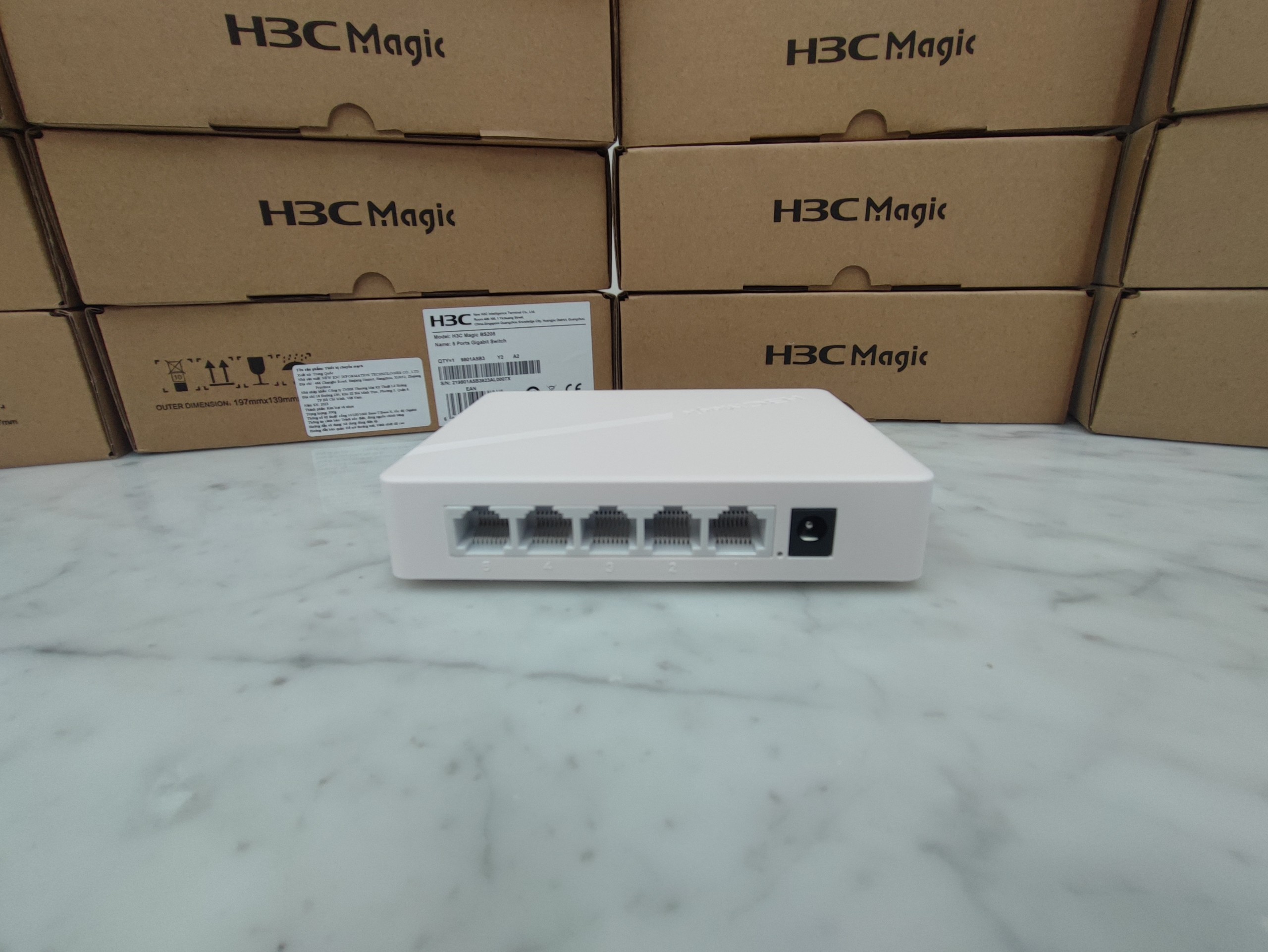 Bộ Chia Mạng Switch Để Bàn H3C BS205 Hàng Chính Hãng 5 Cổng Gigabit