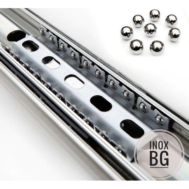 Bộ 2 Ray bi ngăn kéo tủ quần áo tủ bếp 3 tầng
