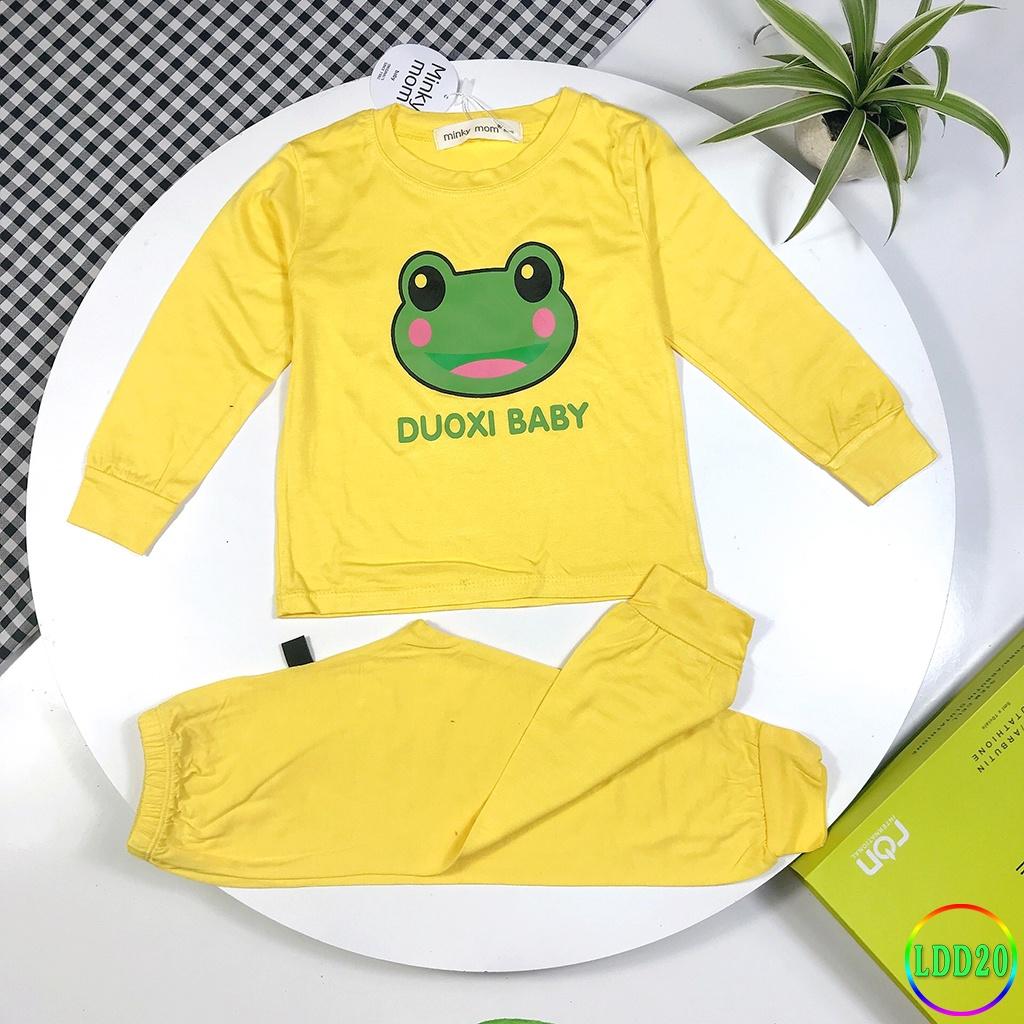 Bộ Dài Tay Cho Bé LDD20 Đồ Bộ Thun Lạnh Cao Cấp Mềm Mịn Thoáng Mát Dễ Chịu, Thoải Mái Cho Bé