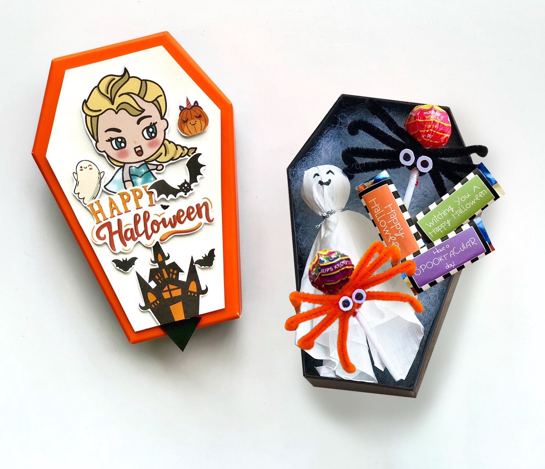 HỘP KẸO HALLOWEEN – CANDY TREAT BOX (FULL KẸO