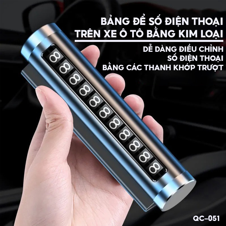 Bảng ghi số phone cho xe ô tô khi dừng đỗ QC-051