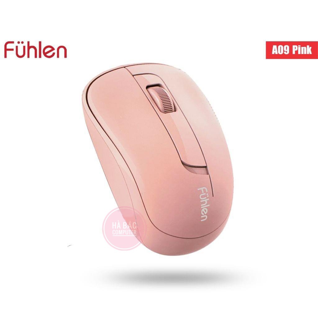 Chuột Không Dây FUHLEN A09B Pink ( Màu Hồng) - Hàng Chính Hãng