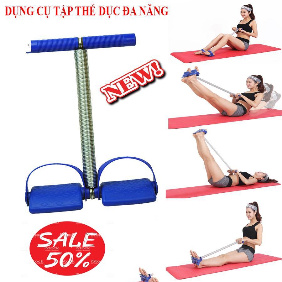 Dây kéo đàn hồi lò xo thép siêu bền Tummy trimmer dụng cụ thể dục tập gym cơ bụng tay eo lưng tại nhà tiện dụng