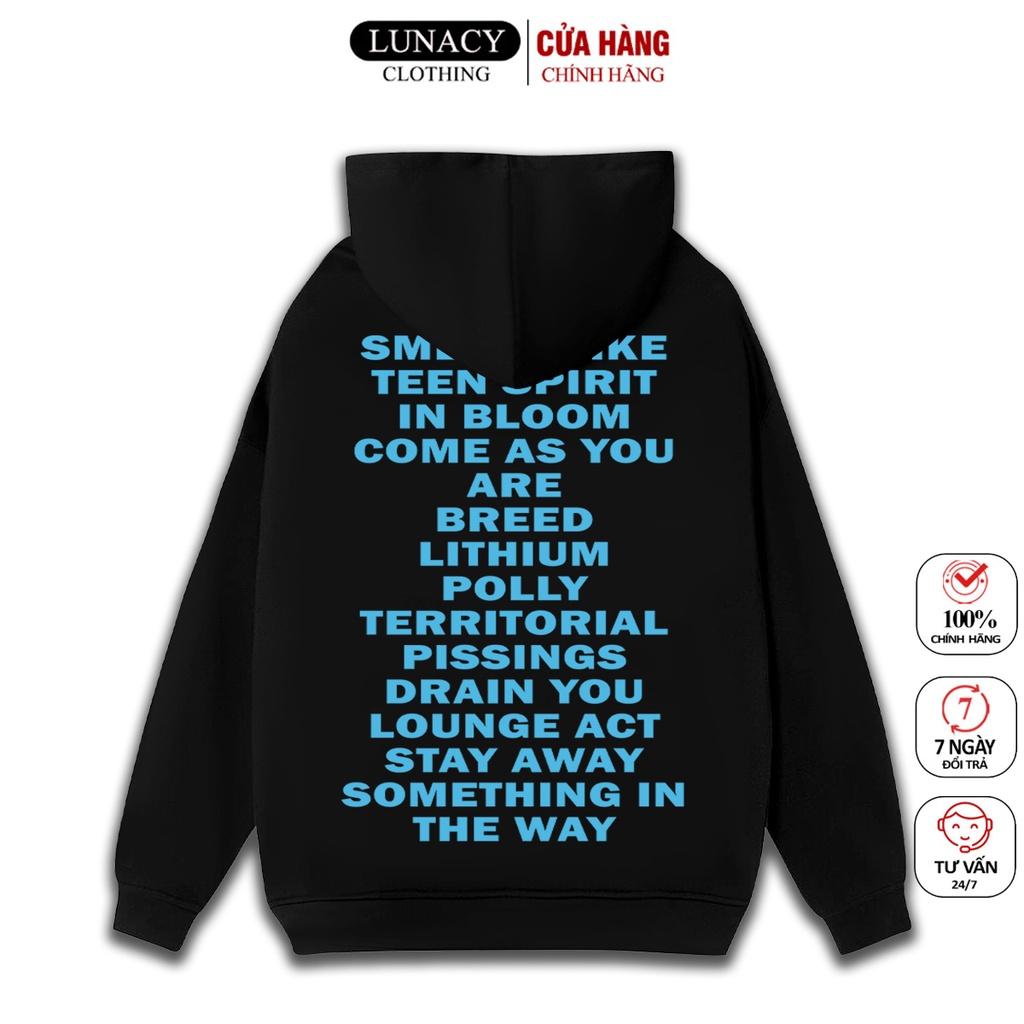 Áo Khoác Hoodie Nỉ Có Mũ Form Rộng NVM Unisex Nam Nữ Ulzzang LUNACY