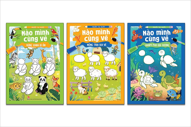 Kim Đồng - Combo Nào mình cùng vẽ (3 quyển)