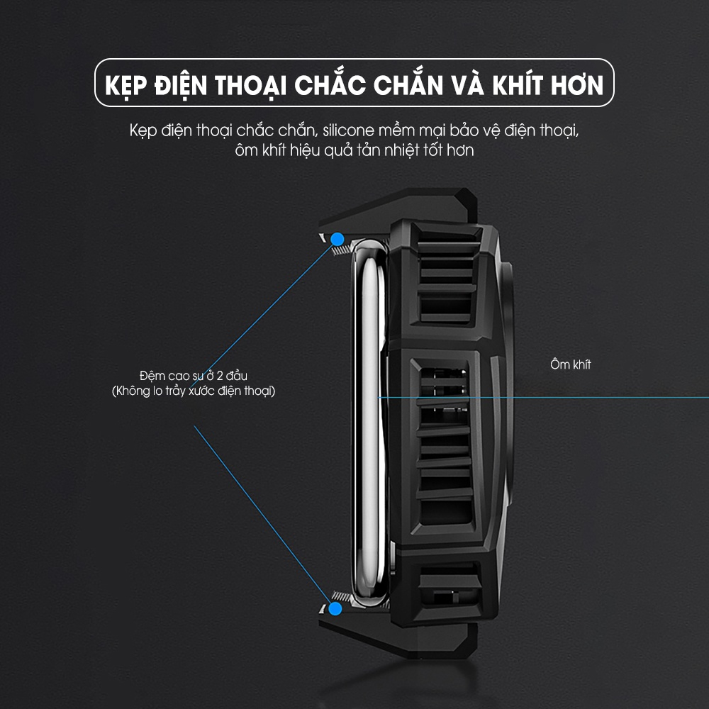 Quạt Tản Nhiệt Điện Thoại Memo DL05 - Hàng Nhập Khẩu