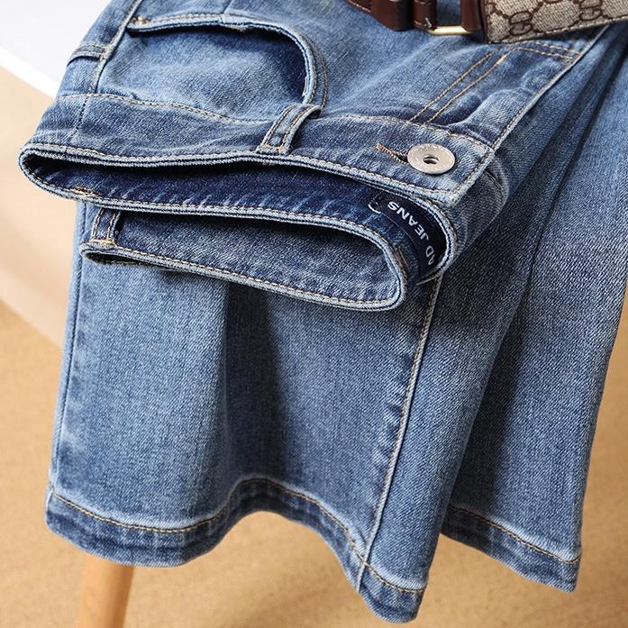 Quần bò ống rộng nữ cạp cao, quần jeans ống rộng lưng cao, dáng suông baggy ống đứng, kiểu ulzzang Cherry T008