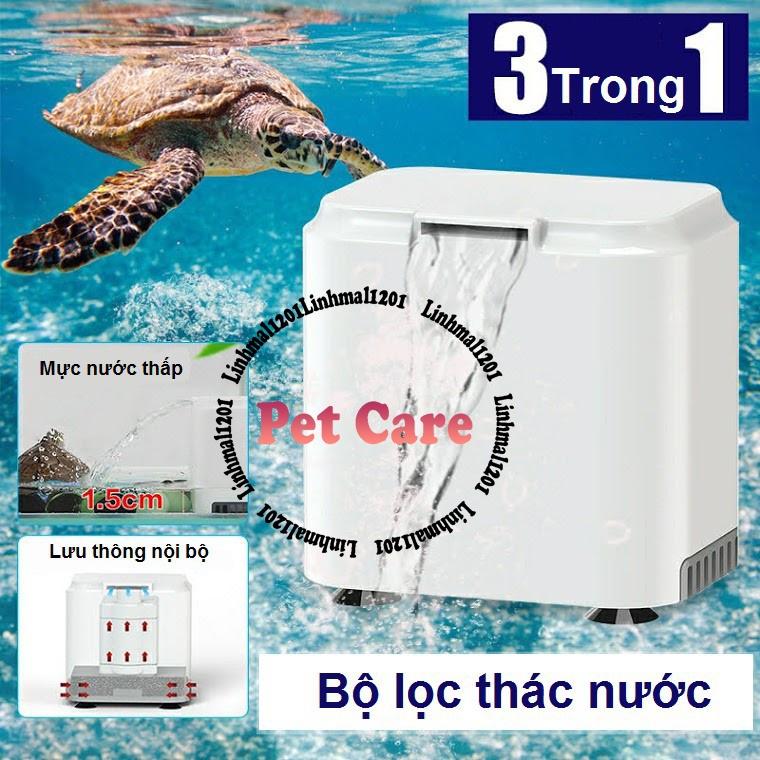 Bộ lọc nước thấp bể rùa 3 trong 1