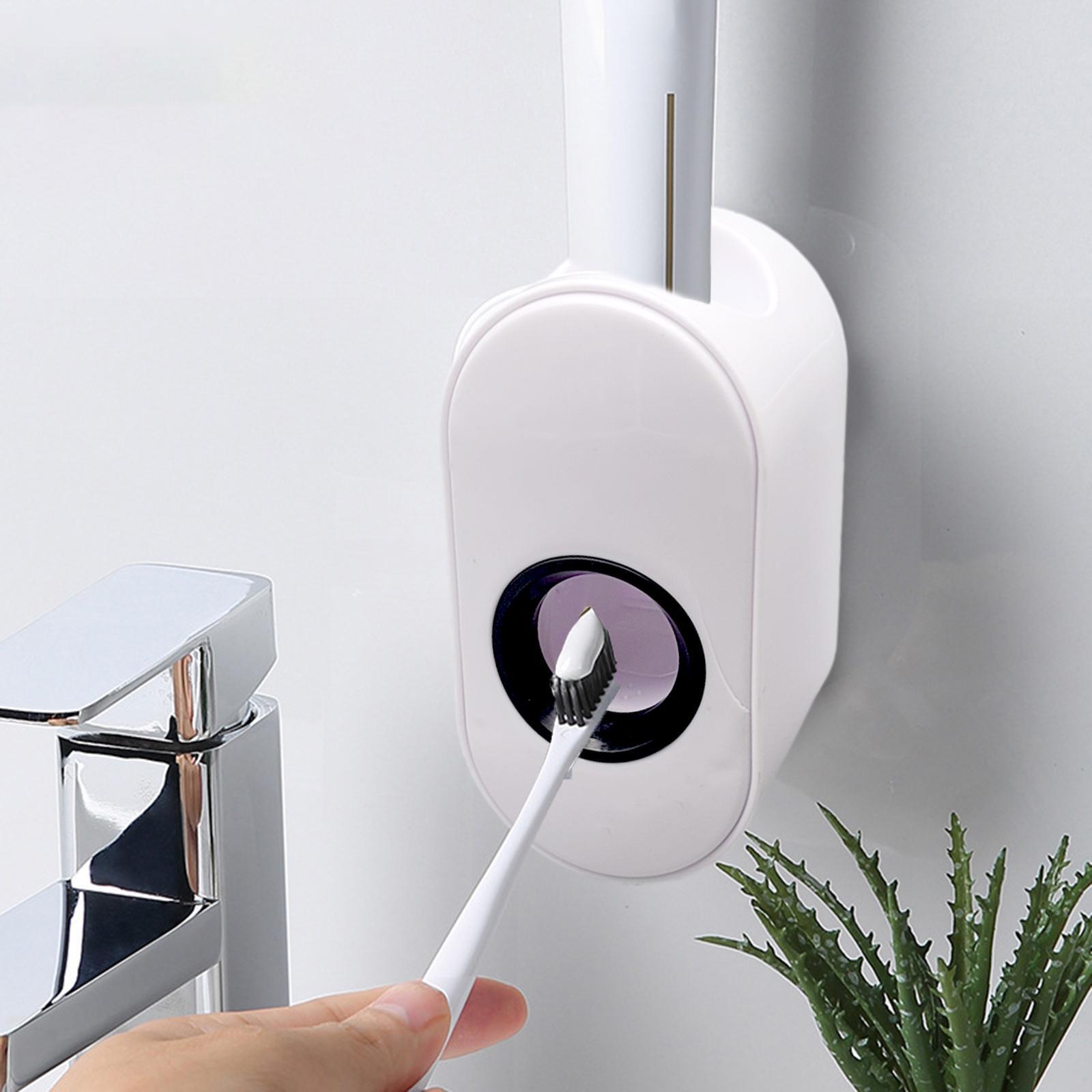 Automatic Toothpaste Dispenser Squeezer Bathroom Wall Mount for Kids